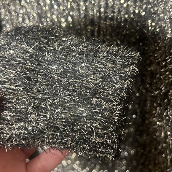 Zero Degrees Celsius Metallic Cardigan Sweater Size Small - Picture 9 of 9